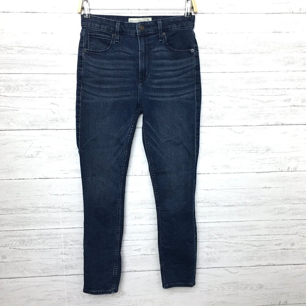 Abercrombie & Fitch Jeans Ankle Skinny High Rise Stretch size 2 length 27"